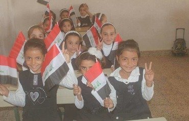 دانش آموزان عنه در دوران پس از داعش به مدرسه باز می گردند