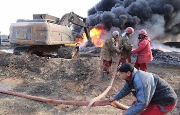 العراق يخمد آخر بئر نفطي أشعلته داعش