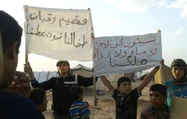 ساکنین اردوگاه الرکبان تحصن جدیدی را آغاز کردند