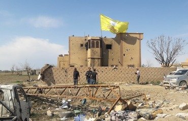 جشن و شادی ساکنان الباغوز پس از بیرون راندن داعش