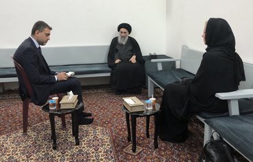 السيستاني يؤيد الانتخابات المبكرة ويؤكد على سيادة العراق