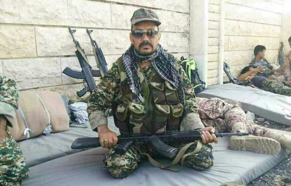 عناصر من لواء فاطميون التابع للحرس الثوري الإيراني في صورة غير مؤرخة تم تداولها على تلغرام.
